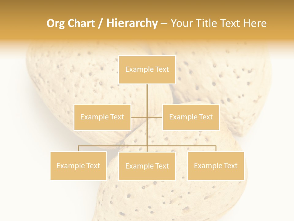 Almond Background Healthy PowerPoint Template