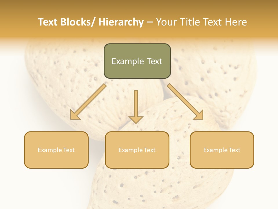 Almond Background Healthy PowerPoint Template