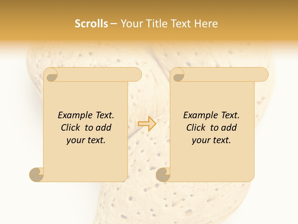Almond Background Healthy PowerPoint Template