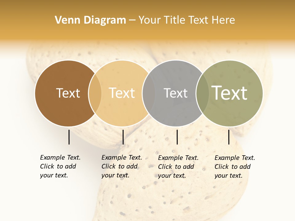Almond Background Healthy PowerPoint Template