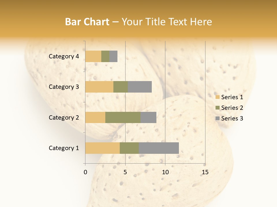 Almond Background Healthy PowerPoint Template