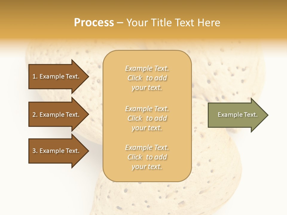 Almond Background Healthy PowerPoint Template