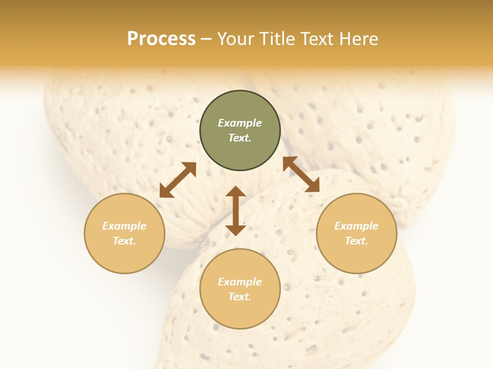 Almond Background Healthy PowerPoint Template