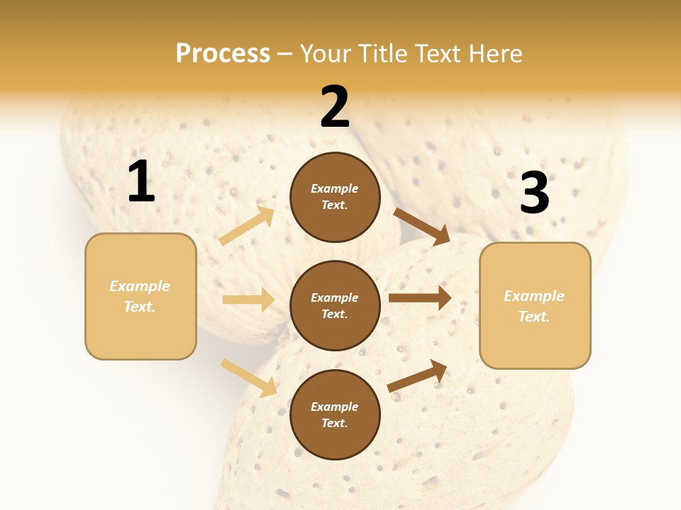 Almond Background Healthy PowerPoint Template