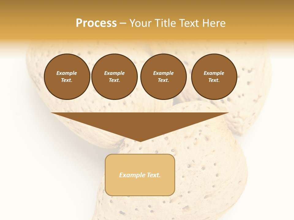 Almond Background Healthy PowerPoint Template