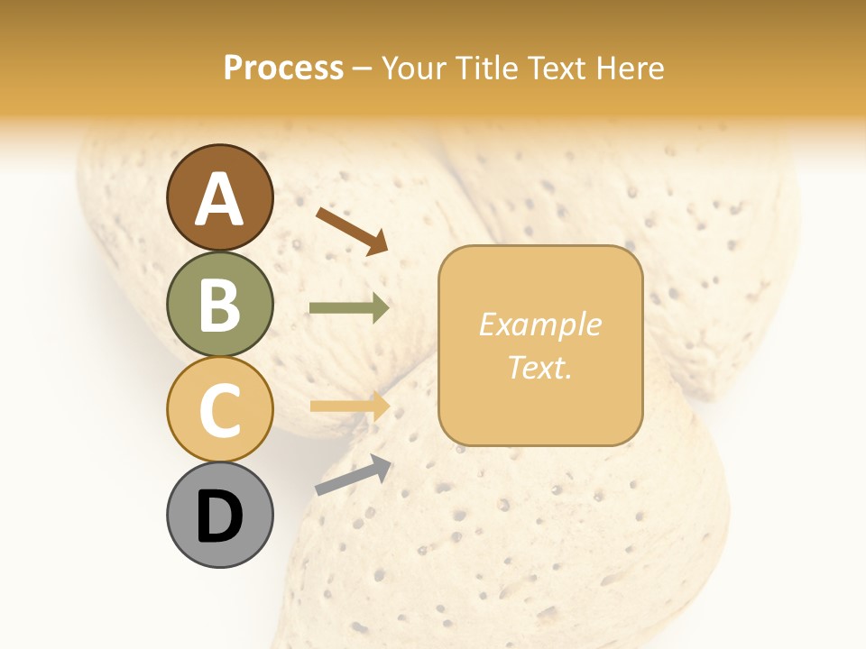Almond Background Healthy PowerPoint Template