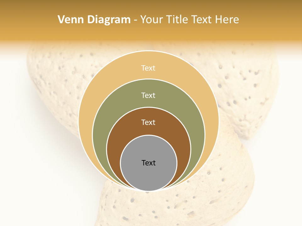 Almond Background Healthy PowerPoint Template
