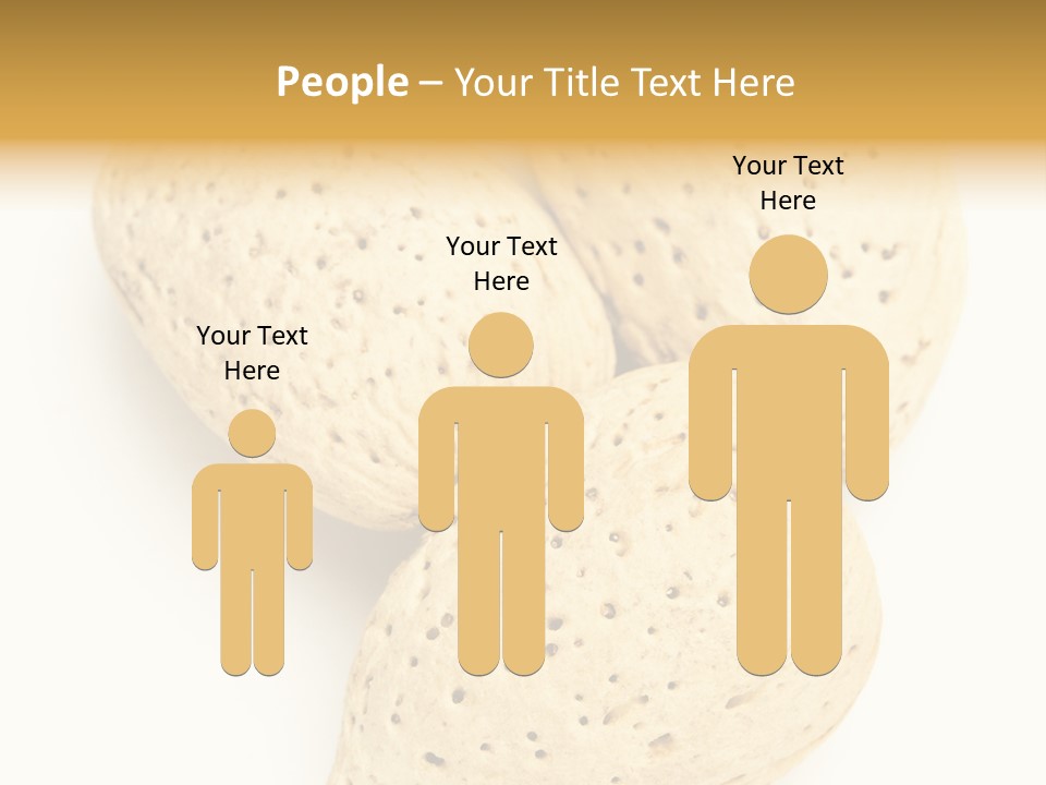 Almond Background Healthy PowerPoint Template