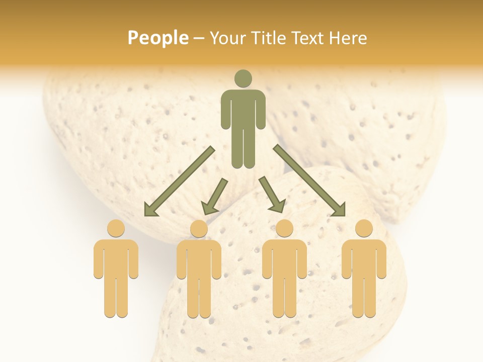 Almond Background Healthy PowerPoint Template