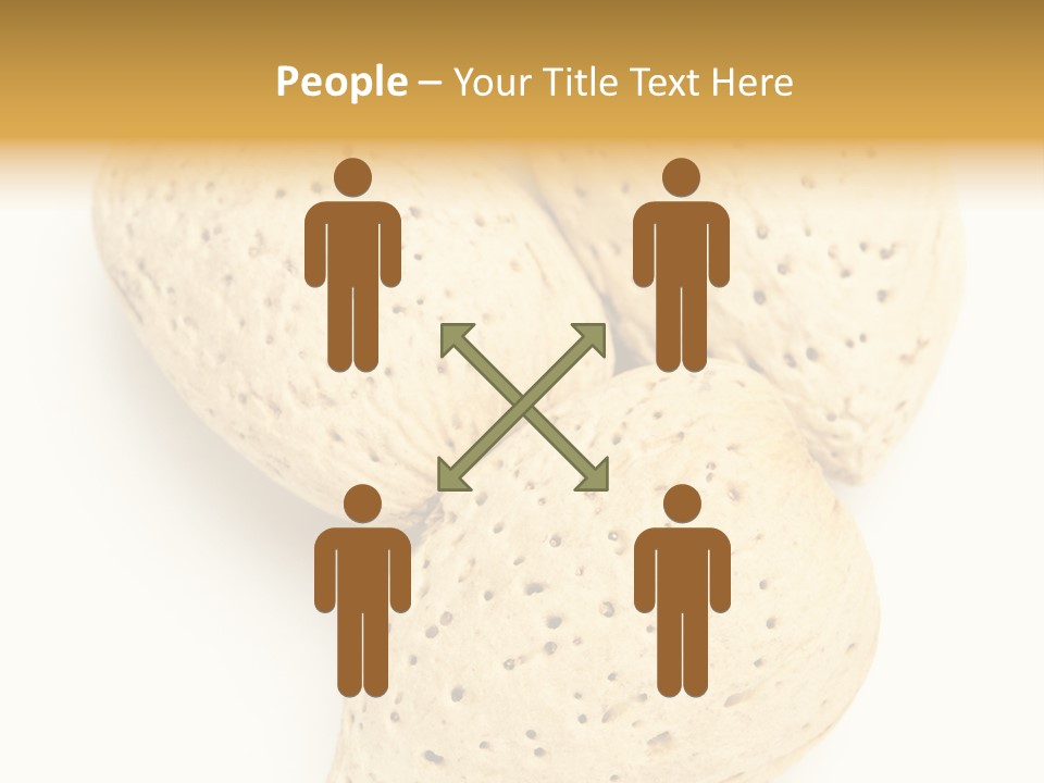 Almond Background Healthy PowerPoint Template