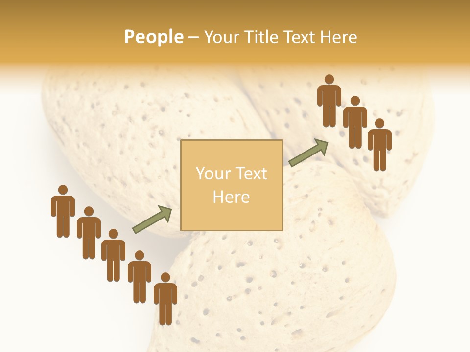 Almond Background Healthy PowerPoint Template