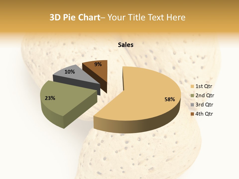 Almond Background Healthy PowerPoint Template