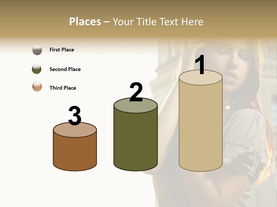 Person Outdoor Young PowerPoint Template