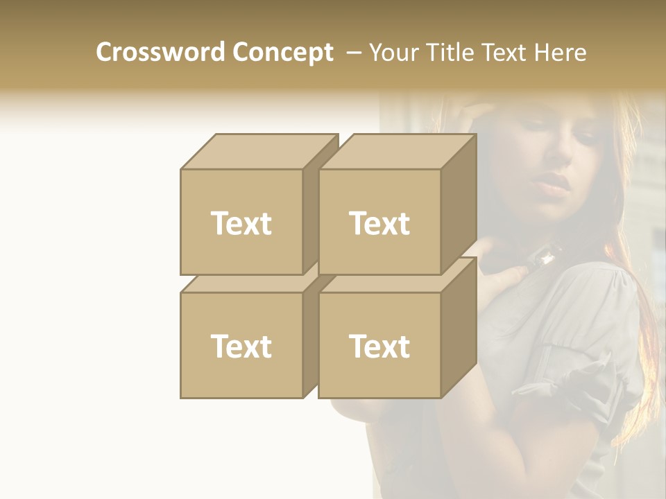 Person Outdoor Young PowerPoint Template