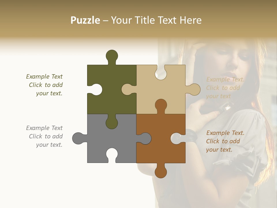 Person Outdoor Young PowerPoint Template