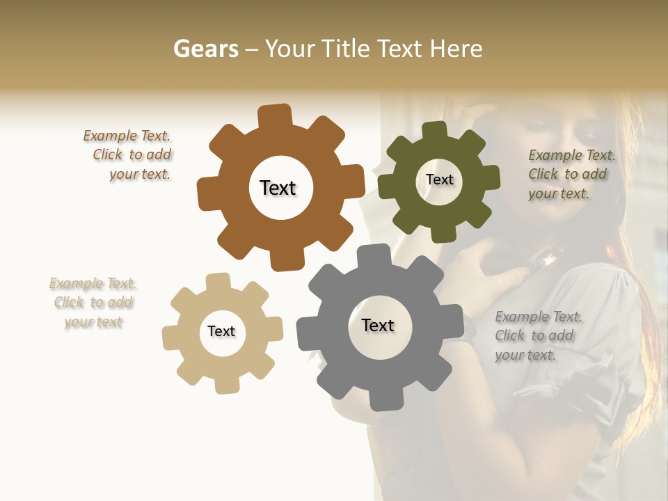 Person Outdoor Young PowerPoint Template