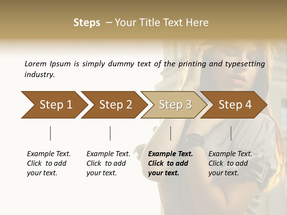 Person Outdoor Young PowerPoint Template