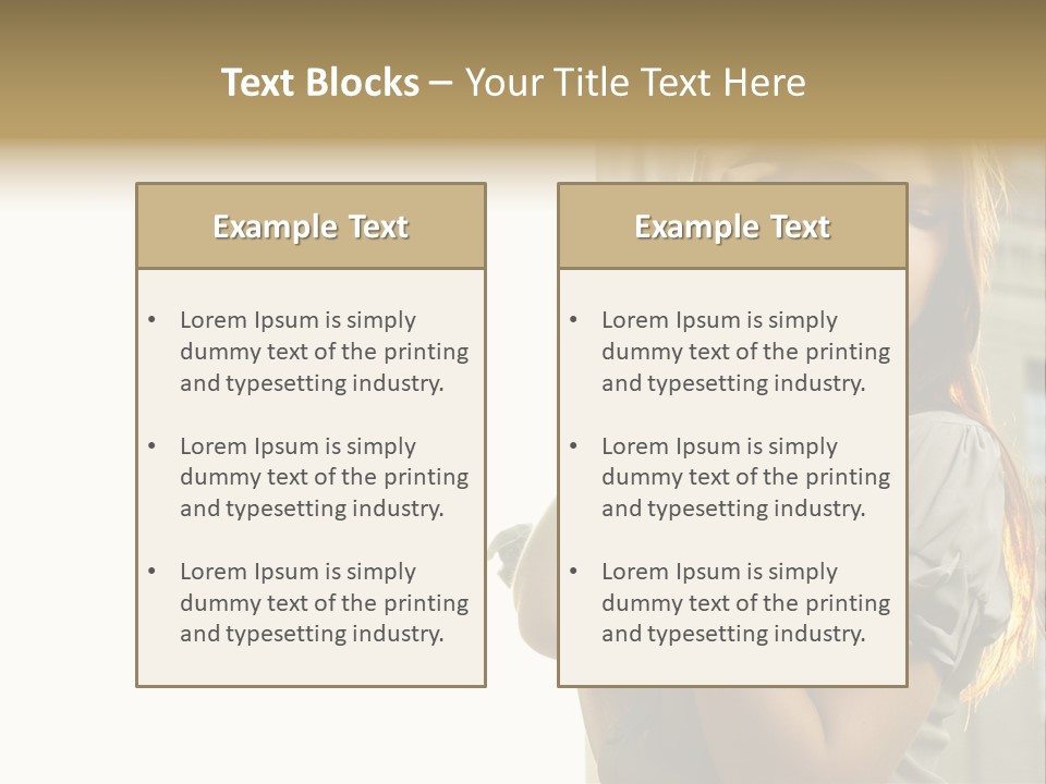 Person Outdoor Young PowerPoint Template