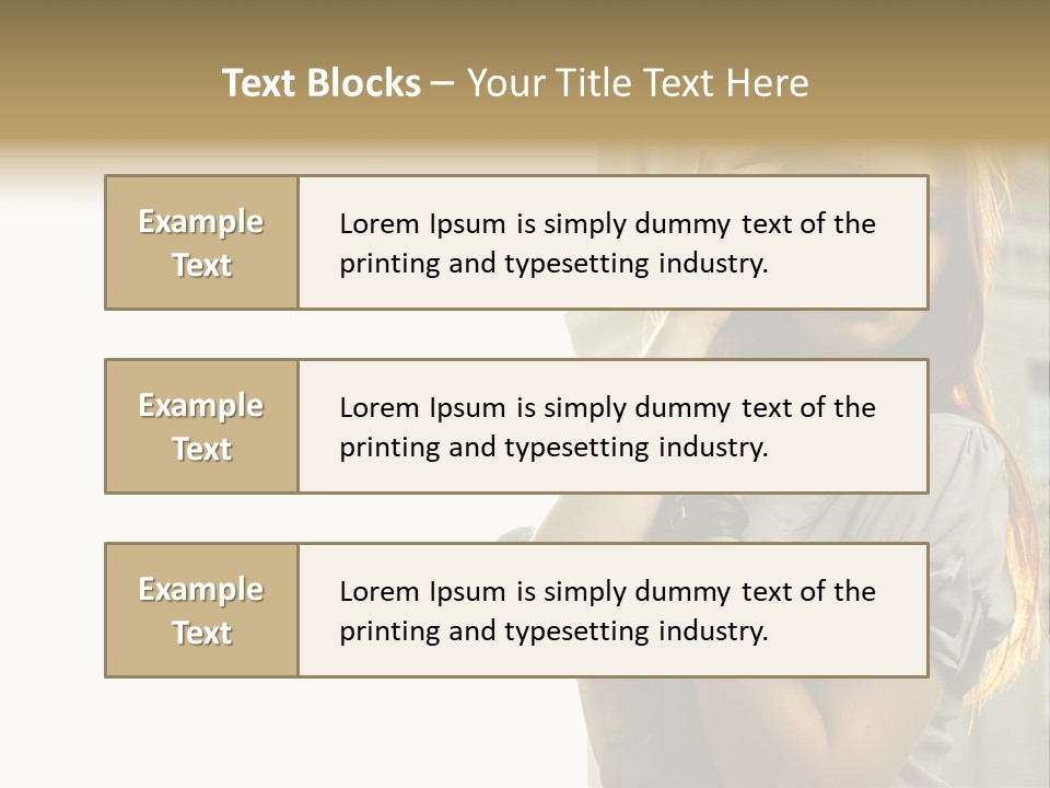 Person Outdoor Young PowerPoint Template