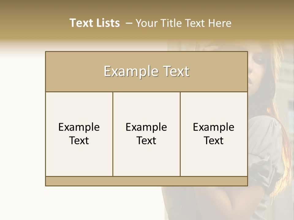 Person Outdoor Young PowerPoint Template