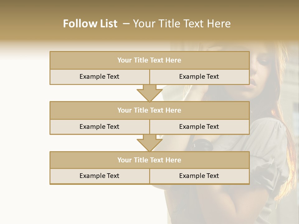 Person Outdoor Young PowerPoint Template