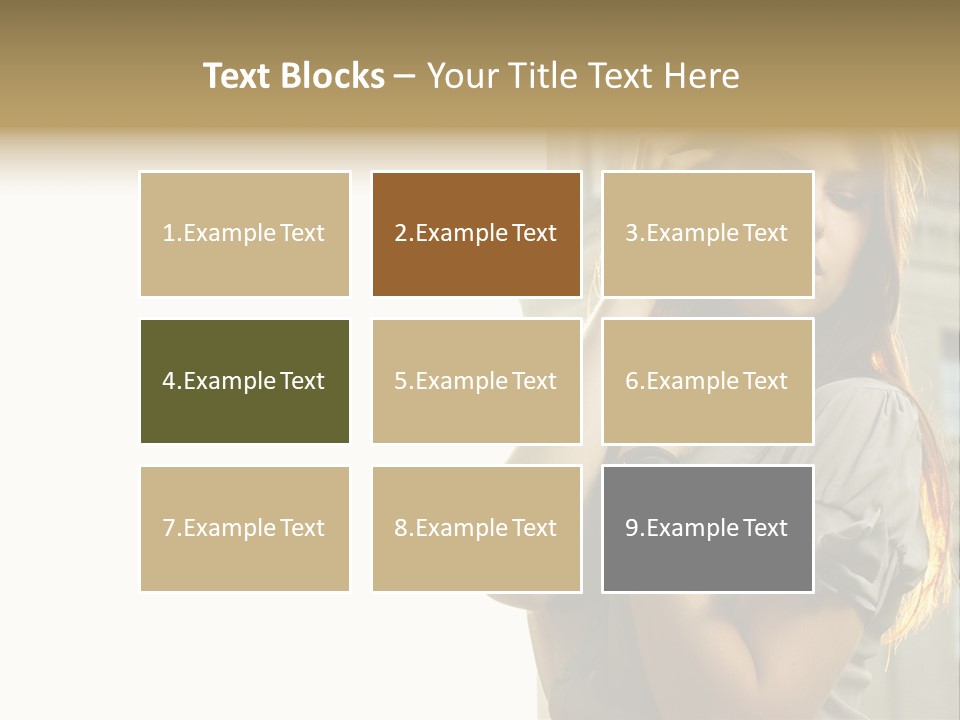 Person Outdoor Young PowerPoint Template