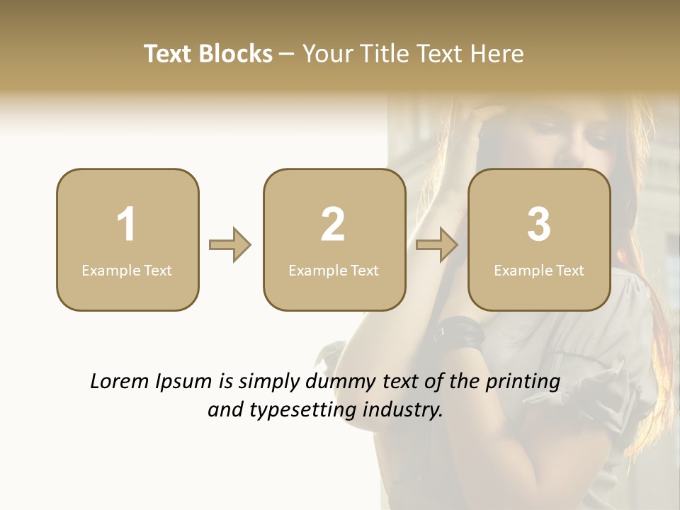 Person Outdoor Young PowerPoint Template