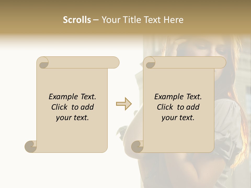 Person Outdoor Young PowerPoint Template