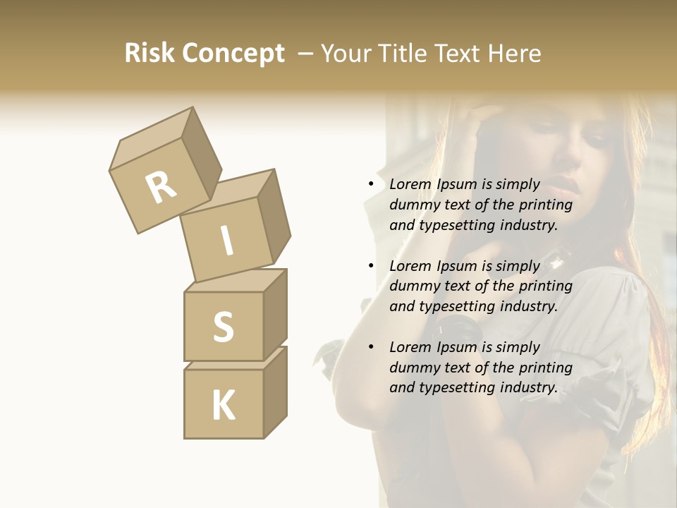 Person Outdoor Young PowerPoint Template