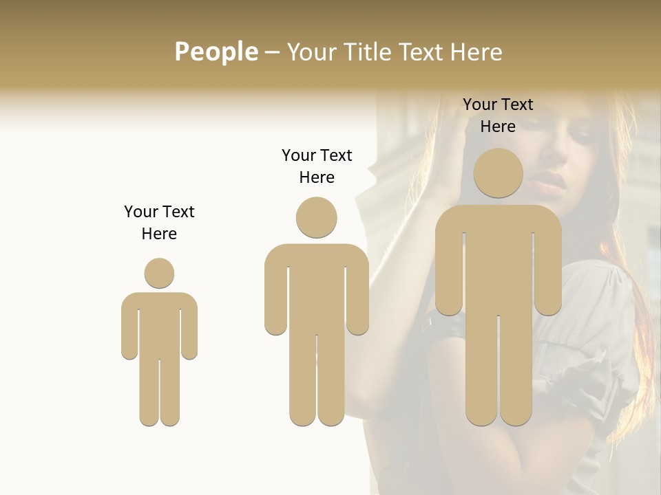 Person Outdoor Young PowerPoint Template