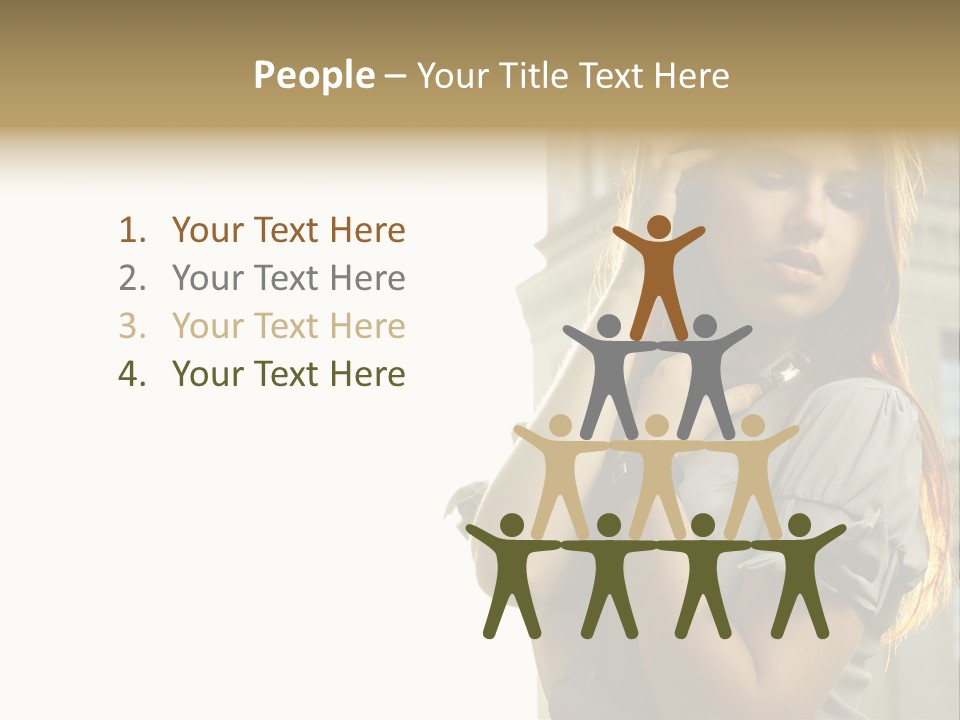 Person Outdoor Young PowerPoint Template