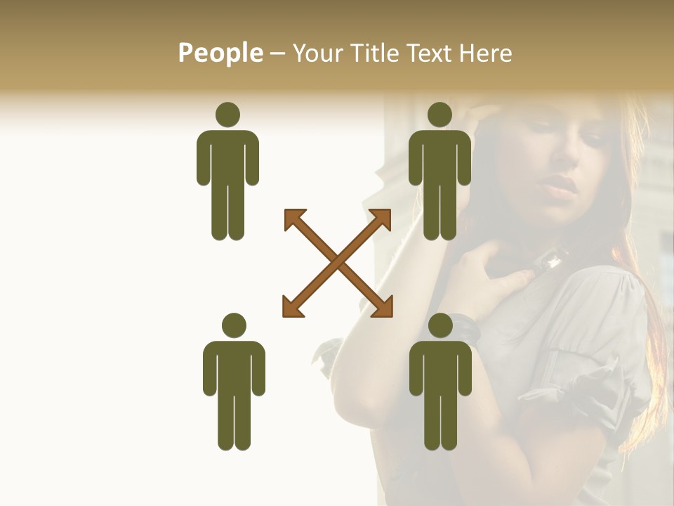 Person Outdoor Young PowerPoint Template