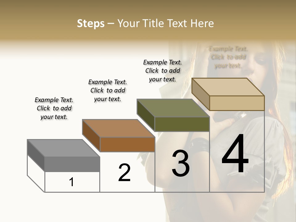 Person Outdoor Young PowerPoint Template