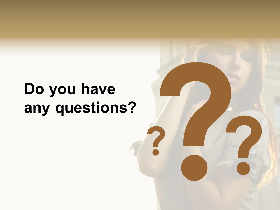 Person Outdoor Young PowerPoint Template