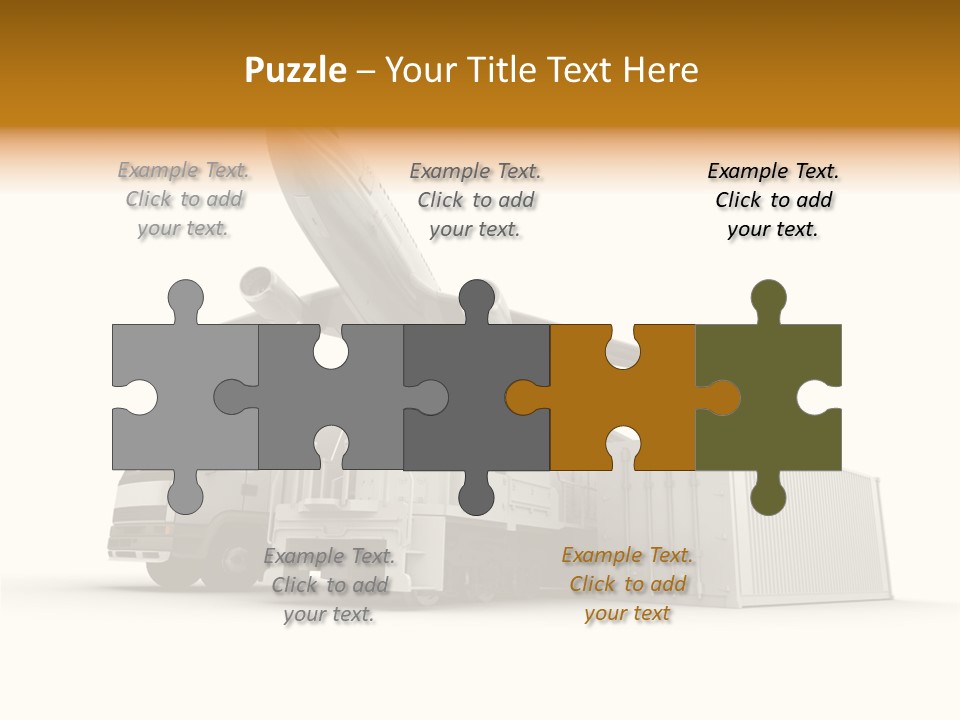 Lorry Business Merchandise PowerPoint Template