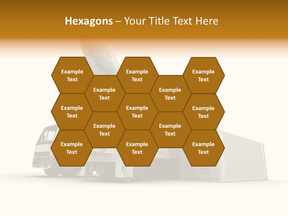 Lorry Business Merchandise PowerPoint Template