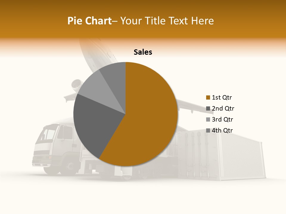 Lorry Business Merchandise PowerPoint Template