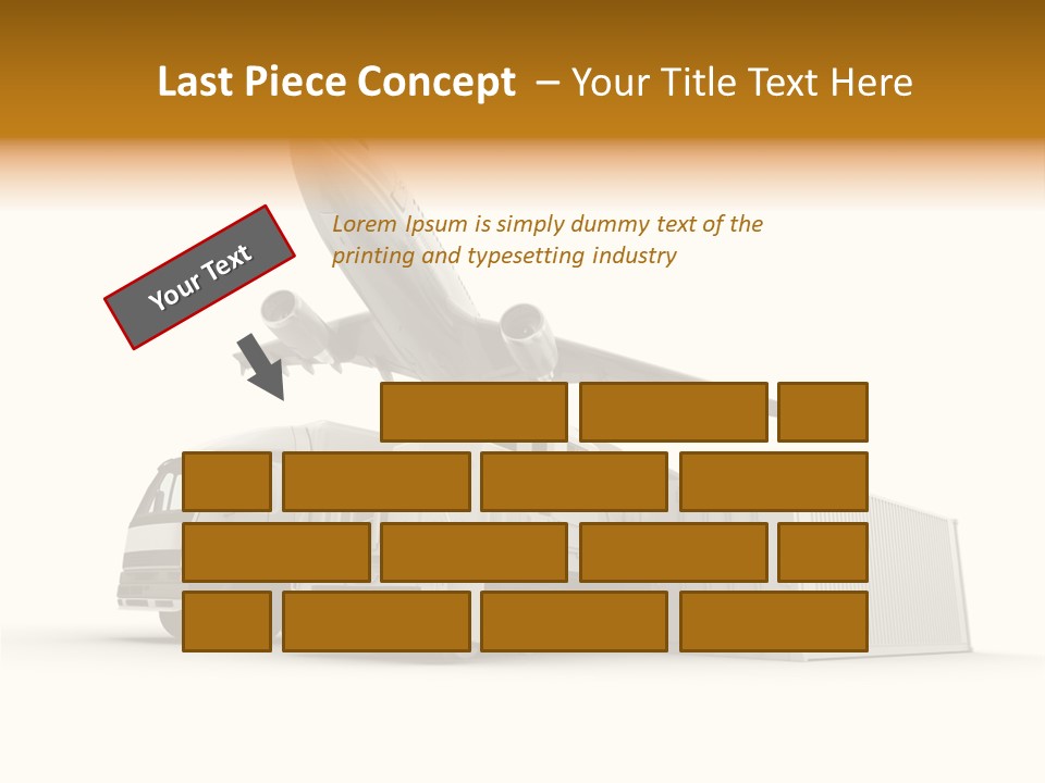 Lorry Business Merchandise PowerPoint Template