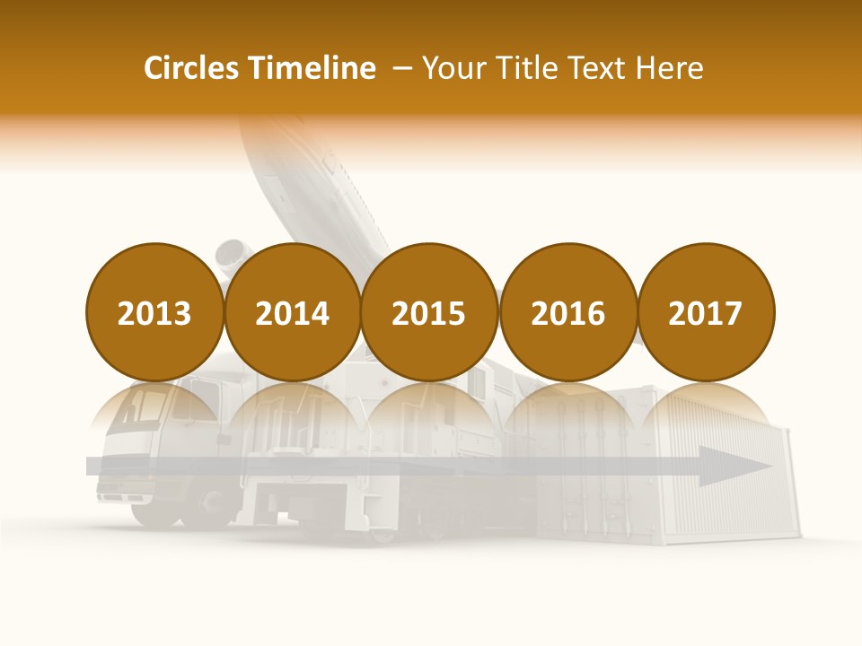 Lorry Business Merchandise PowerPoint Template