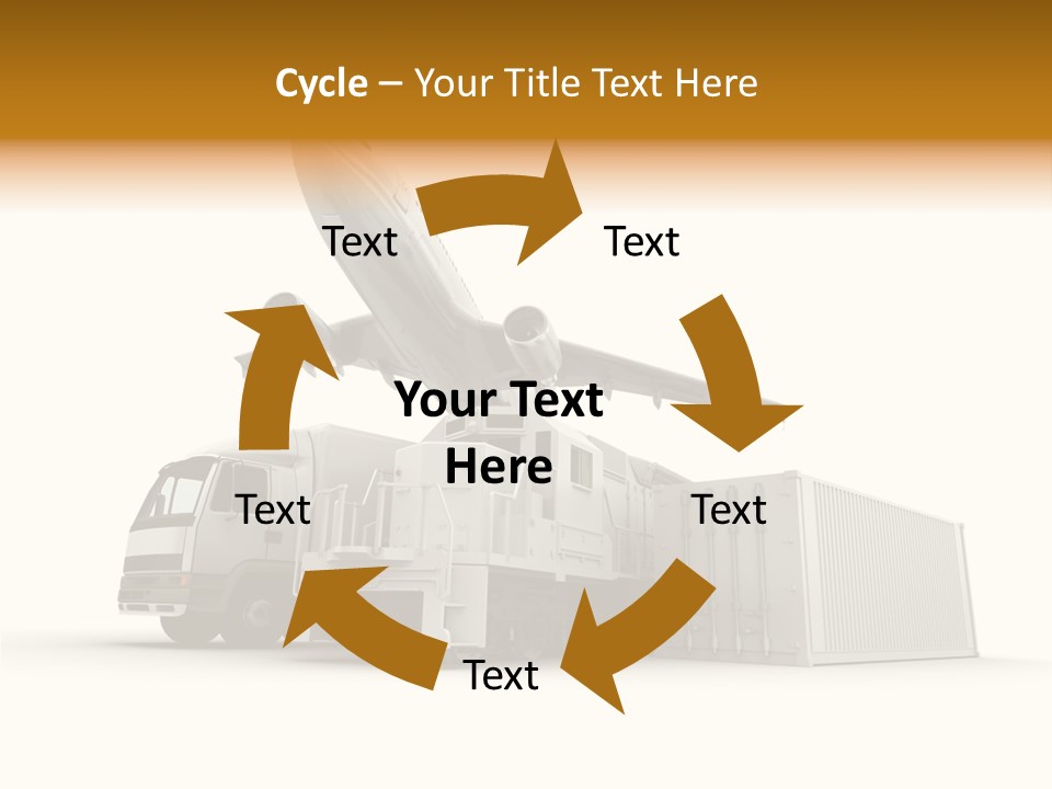 Lorry Business Merchandise PowerPoint Template