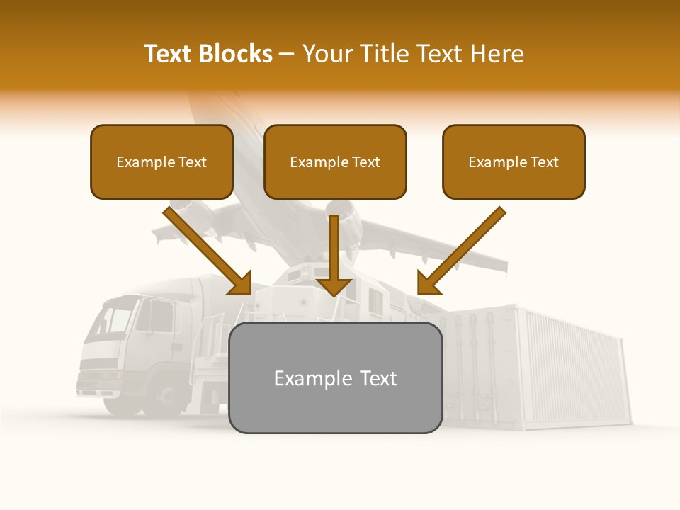Lorry Business Merchandise PowerPoint Template