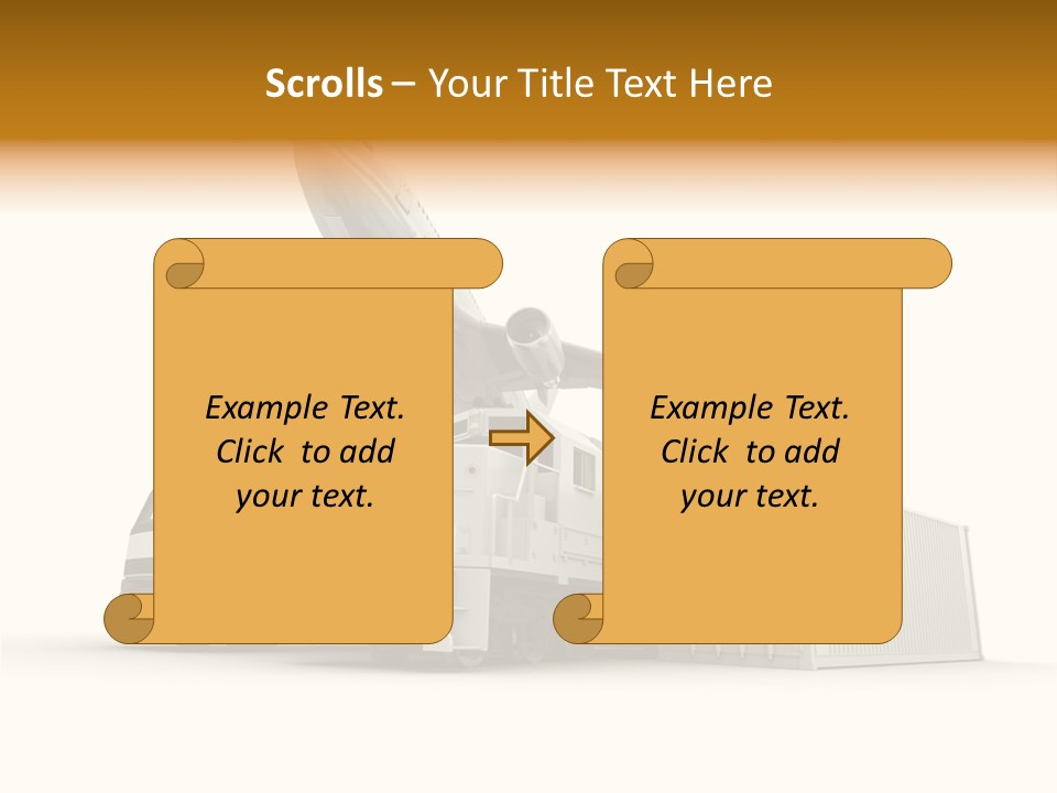 Lorry Business Merchandise PowerPoint Template