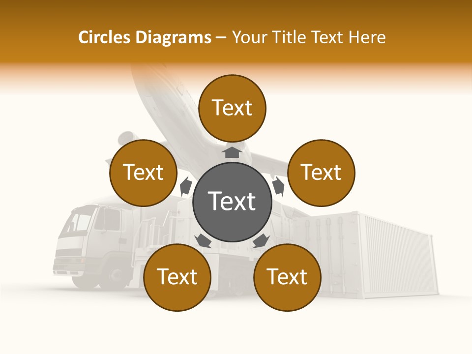 Lorry Business Merchandise PowerPoint Template