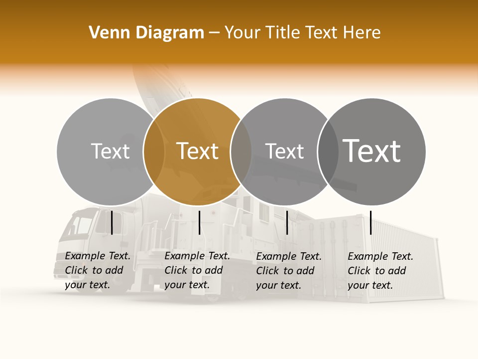 Lorry Business Merchandise PowerPoint Template