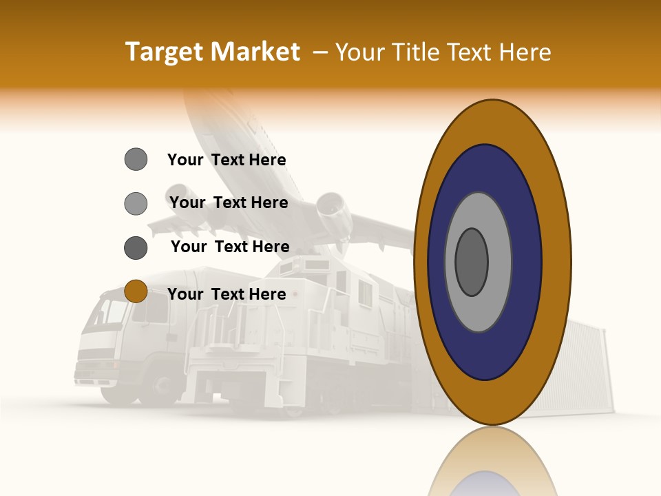 Lorry Business Merchandise PowerPoint Template