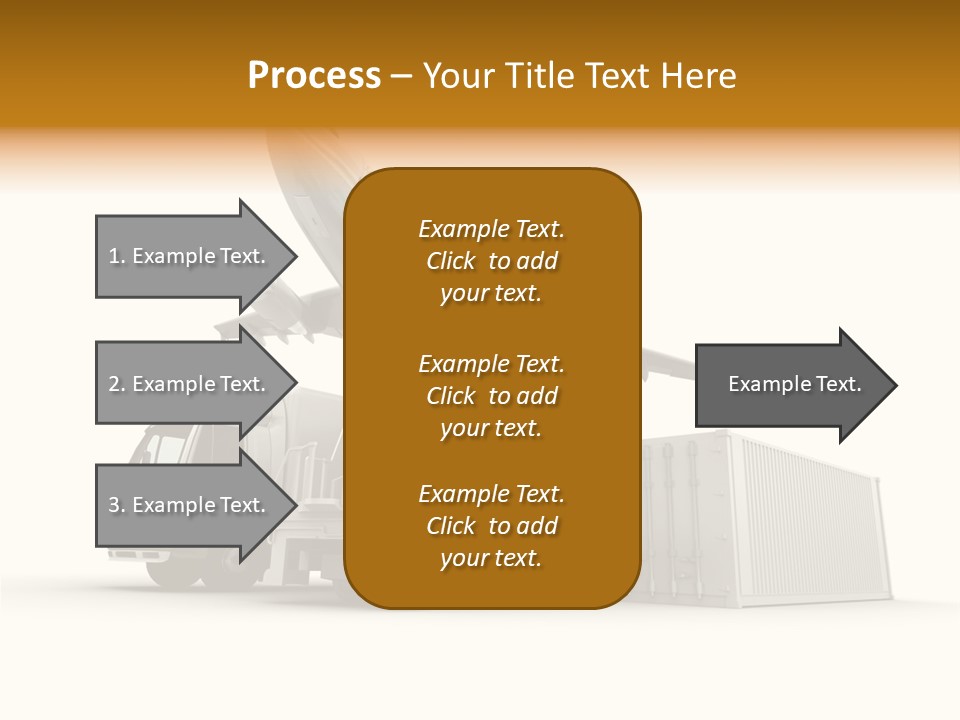 Lorry Business Merchandise PowerPoint Template
