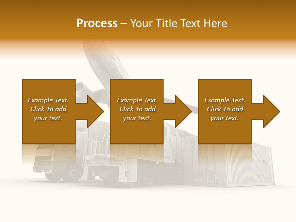 Lorry Business Merchandise PowerPoint Template