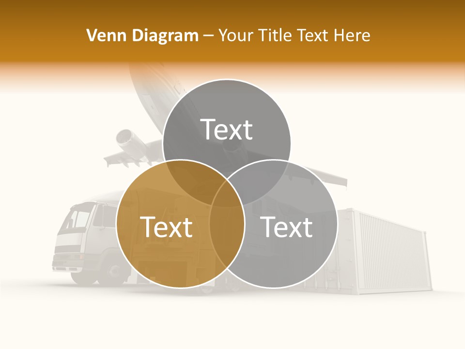 Lorry Business Merchandise PowerPoint Template