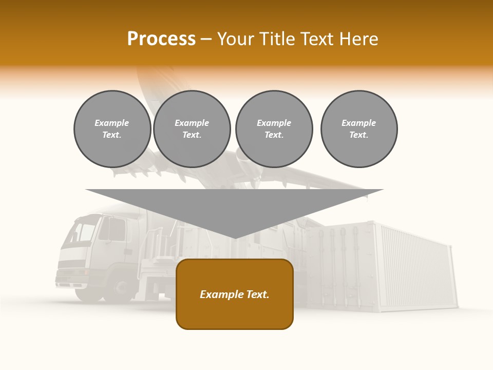 Lorry Business Merchandise PowerPoint Template