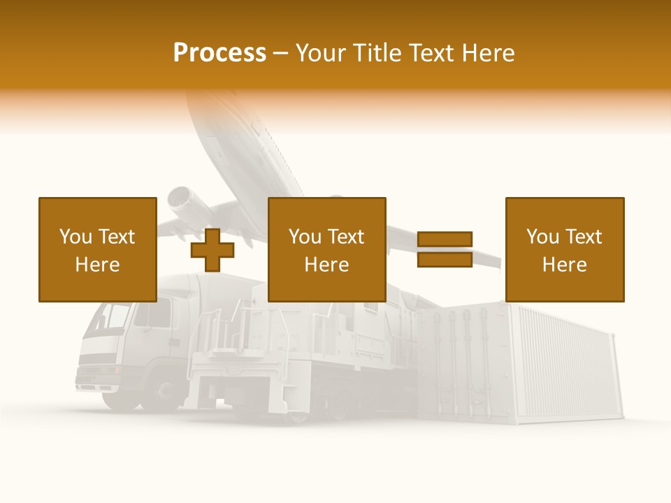 Lorry Business Merchandise PowerPoint Template